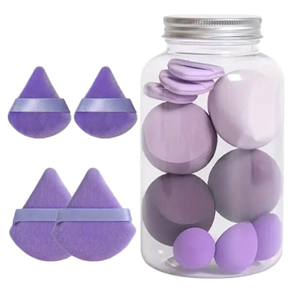 Multi-color Makeup Sponge Set