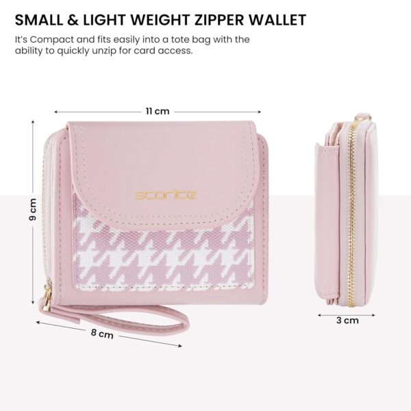 Women's PU Leather Small Wallet – Compact Ladies Purse with Multiple Card Slots - Image 4