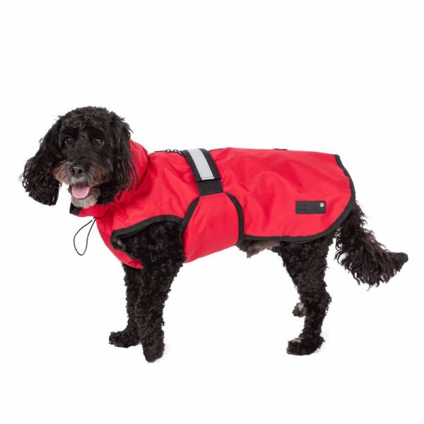 Danish Design 3-in-1 Dog Coat - Red - 41cm