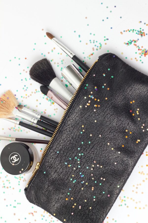 brush, purse, makeup, cosmetic, stars, bag, makeup, makeup, makeup, makeup, makeup, cosmetic, bag